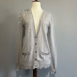 Ann Taylor Loft Sequin Cardigan